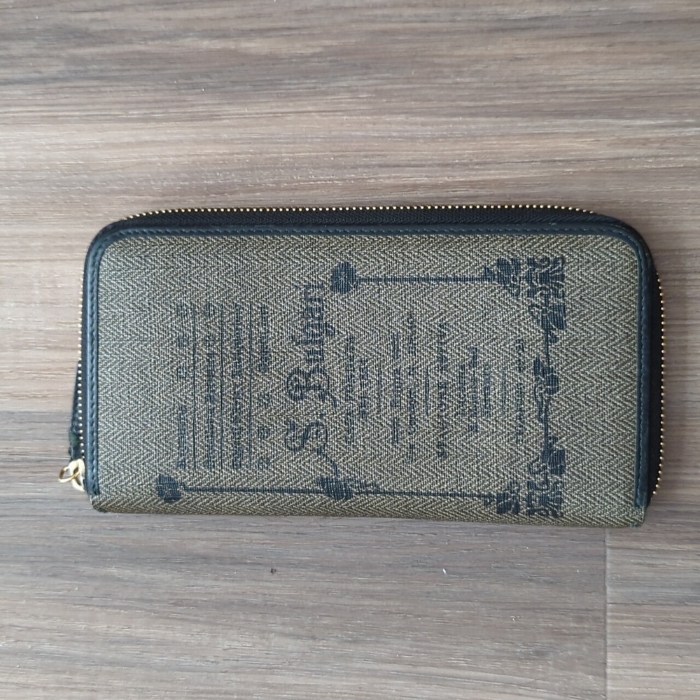 Bulgari ziparound wallet